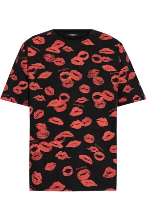 Balmain Playera con estampado gráfico