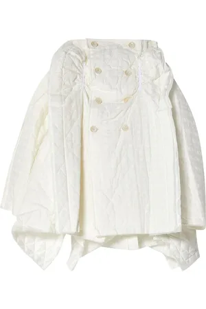 Comme des Garçons Falda asimétrica con estampado floral