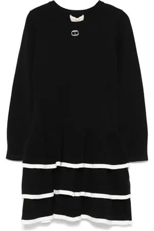 Twin-Set Vestido con capas escalonadas