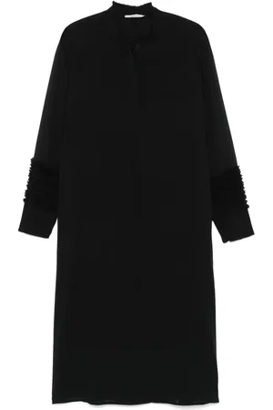 KRISTENSEN DU NORD Vestido camisero con volantes