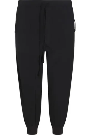 THOM KROM Pantalones drop crotch con cordones en la pretina