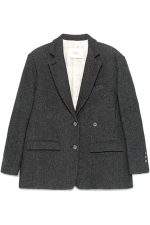 TELA Blazer de sarga