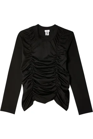 NOIR KEI NINOMIYA Blusa fruncida