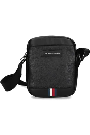 Tommy Hilfiger Mochila tipo mensajero con aplique del logo