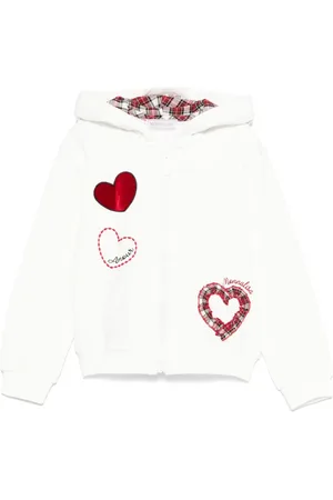 MONNALISA Hoodie con motivo de corazón