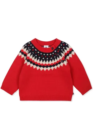 Petit Bateau Suéter tejido en intarsia