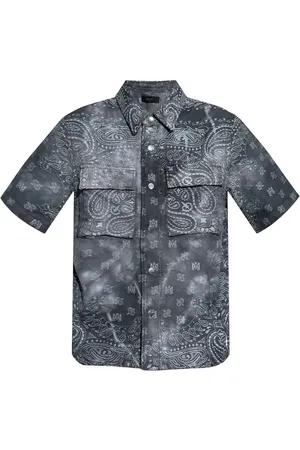 AMIRI Camisa con estampado de bandana