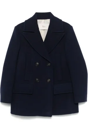 TELA Blazer con doble botonadura