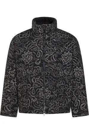 Kenzo Chamarra capitonada con estampado floral