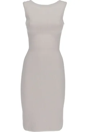 Alaïa Vestido midi tejido de canalé 2000