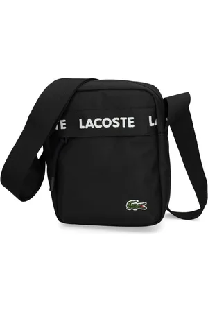 Lacoste Bolsa con franja del logo