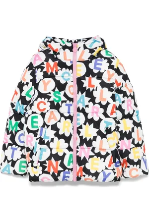 Stella McCartney Chamarra con logo estampado
