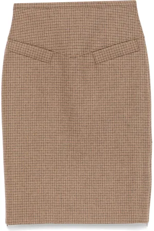Nº21 Falda con motivo pied de poule