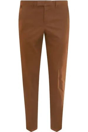 PT Torino Pantalones tapered con cierre oculto