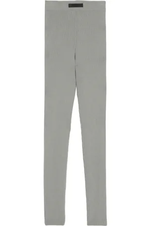 FEAR OF GOD Leggins tejidos de canalé con tiro alto