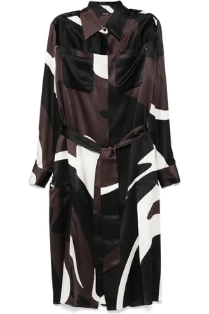 Kiton Vestido midi de seda
