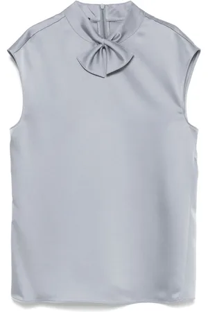 Emporio Armani Blusa con moño en el cuello