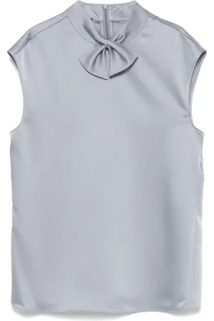 Emporio Armani Blusa con moño en el cuello