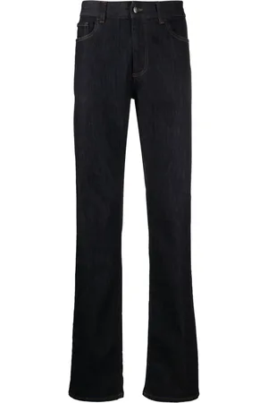 CANALI Jeans rectos con tiro medio