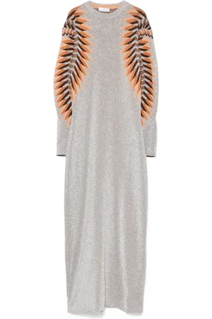 Paco rabanne Vestido largo en jacquard