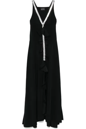 GIOVANNI BEDIN Vestido largo con aplique