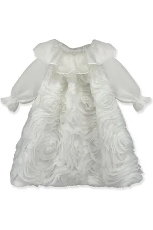 LA STUPENDERIA Vestido con apliques florales