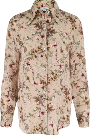 Vince Blusa Orchid Vine