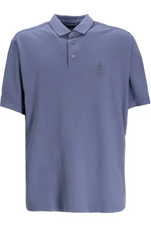 Armani Exchange Playera tipo polo con logo bordado