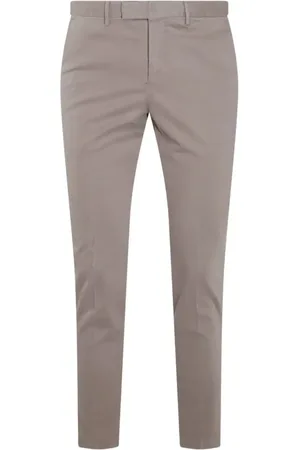 PT Torino Pantalones tapered con cierre oculto