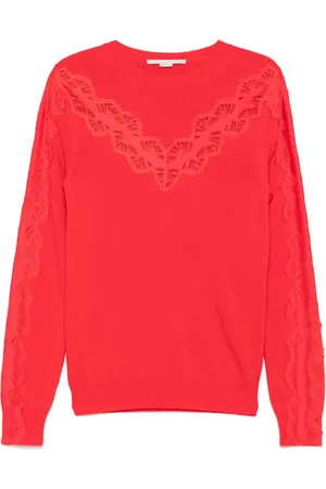 Stella McCartney Suéter con detalle de encaje