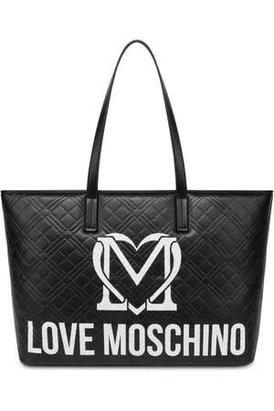 Moschino Tote con logo estampado