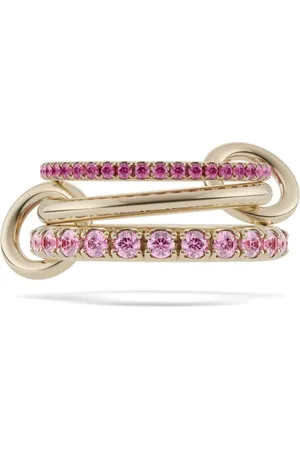 SPINELLI KILCOLLIN Anillo Norah Rose en oro amarillo de 18kt con zafiro