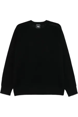 Y-3 Suéter con cuello redondo