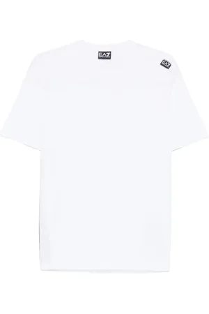 EA7 Playera con rayas del logo