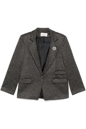 Kaos Blazer con estampado pied de poule