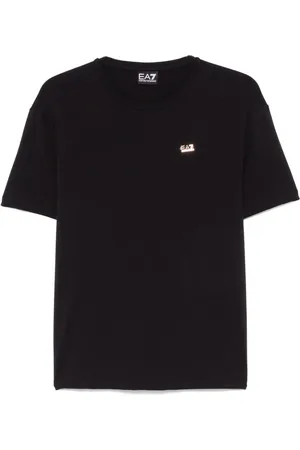 EA7 Playera con placa del logo