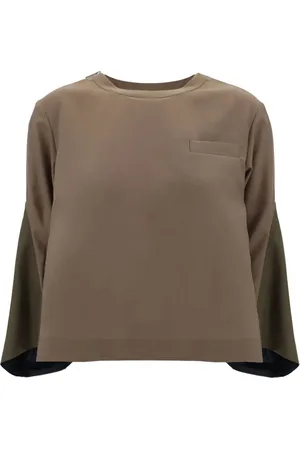 SACAI Suéter Suiting de x Twill