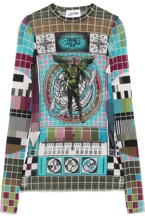Jean Paul Gaultier Playera con estampado Mire