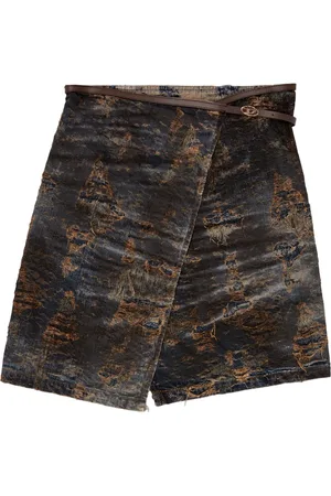 Diesel Falda corta de mezclilla De-Lem-Fsf