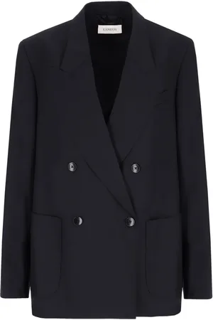 LANEUS Blazer con doble botonadura