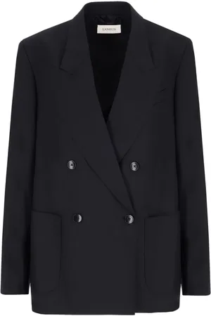 LANEUS Blazer con doble botonadura