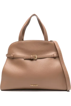 Twin-Set Tote con letras del logo