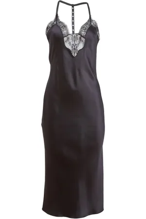 FLEUR DU MAL Slip dress con tira en T