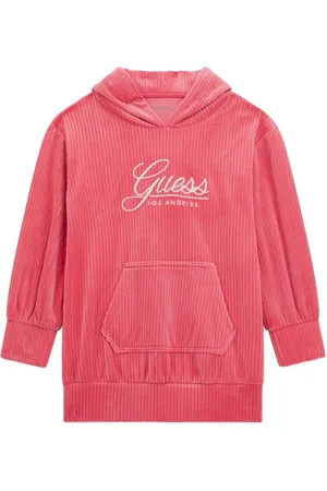 Guess Vestido estilo sudadera con logo