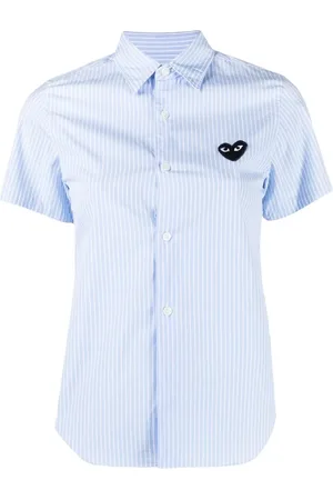 Comme des Garçons Camisa con corazón bordado