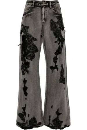 JNBY Jeans con diseño patchwork