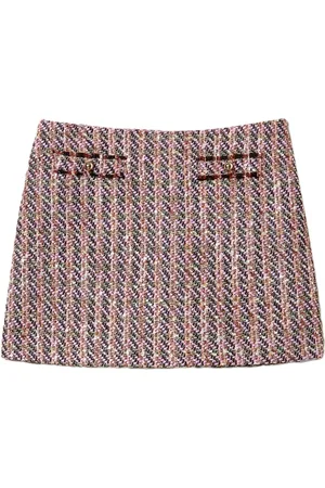 Twin-Set Falda corta de bouclé