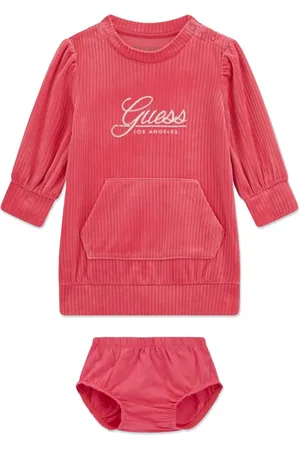 Guess Vestido con logo bordado