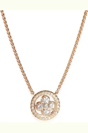 LOUIS VUITTON Collar Blossom en oro rosa de 18kt con diamante