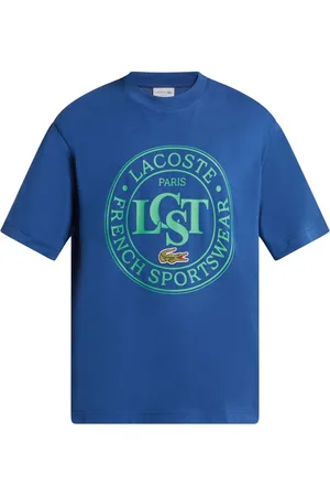 Lacoste Playera con logo estampado